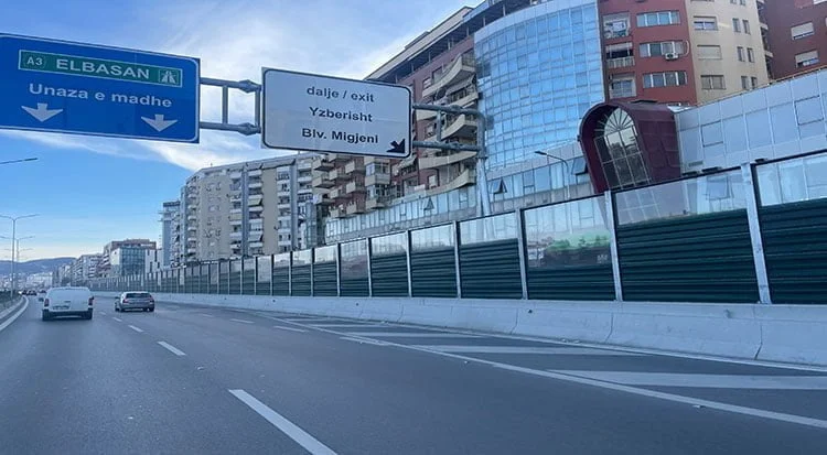 Arnavutluk Tiran Otoyol